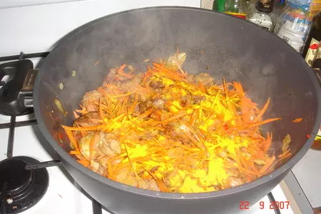 Плов рассыпчатый: шаг 2