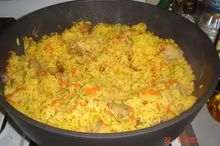 Плов рассыпчатый: шаг 6