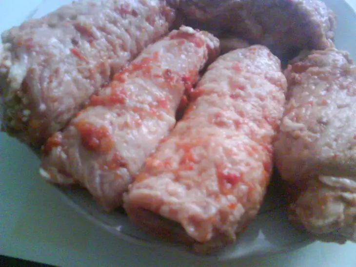 Крученики традиционные (с огурцом и сыром): шаг 3