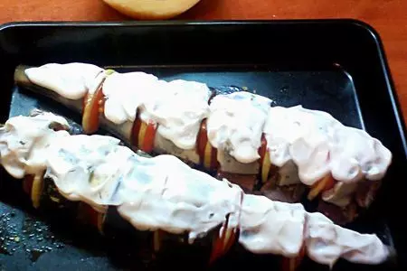 Рыба запеченная под сырной корочкой: шаг 3