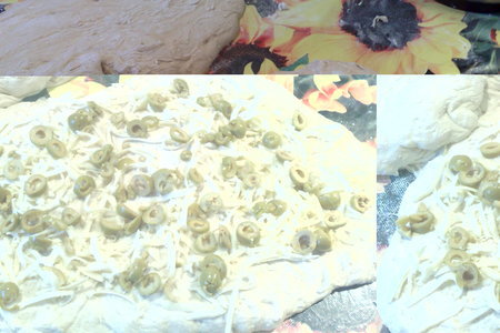 Чиабатта с сыром сулугуни и с оливками: шаг 4