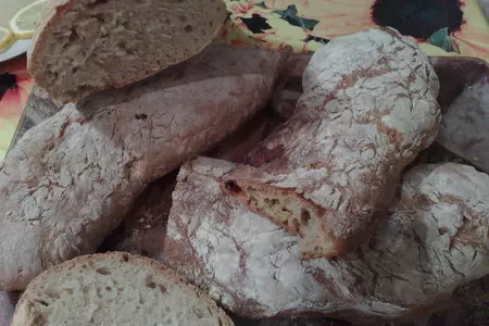 Чиабатта с сыром сулугуни и с оливками: шаг 7
