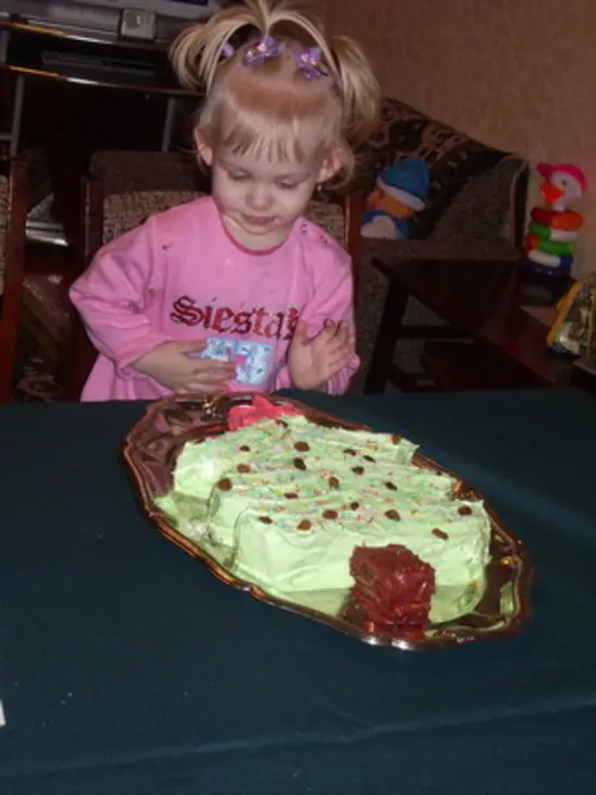 Торт " елочка": шаг 3