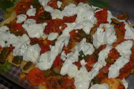 Овощной гратен с нежным сырным соусом: шаг 7