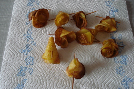 Роза из картофеля (вариант): шаг 4