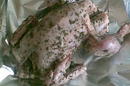 Курица запеченая в духовке (вариант): шаг 2