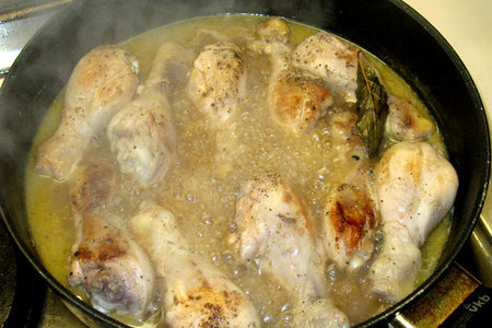 Курица в соусе из грецких орехов: шаг 4