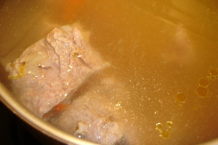 Говяжий суп с чечевицей и черносливом: шаг 2