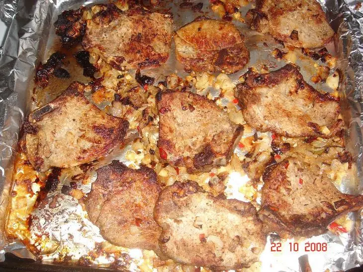 Мясо маринованное на гриле, или псевдошашлык: шаг 4