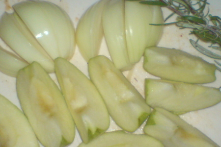Голень индейки под яблочно-луковым соусом: шаг 4