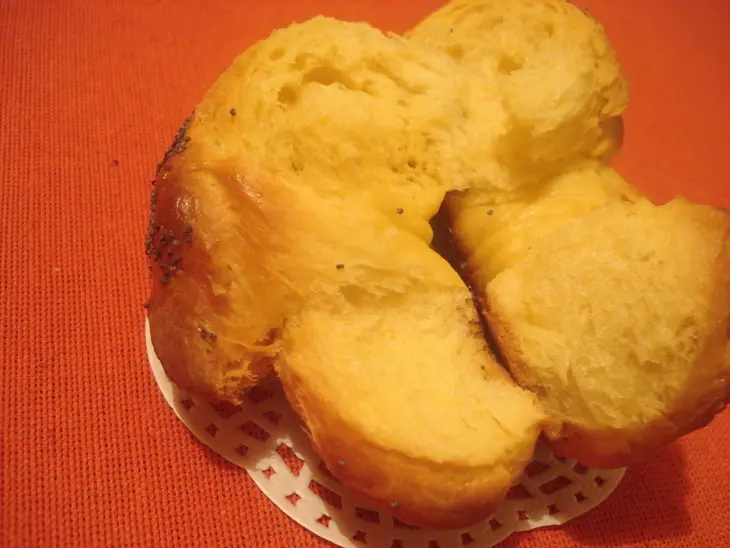 Булочки  с шафраном и маком: шаг 4