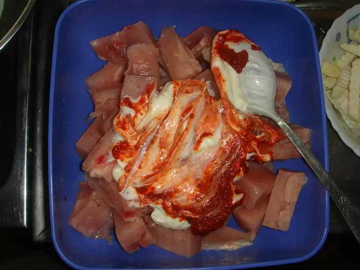 Острая курочка быстрого приготовления: шаг 2