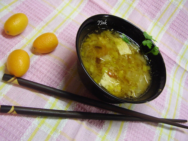 Мисо суп - японские мотивы: шаг 1
