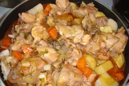 Овощное рагу с курицей: шаг 3