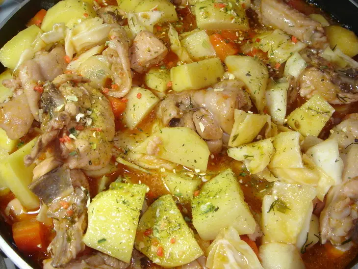 Овощное рагу с курицей: шаг 4