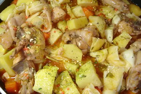 Овощное рагу с курицей: шаг 4