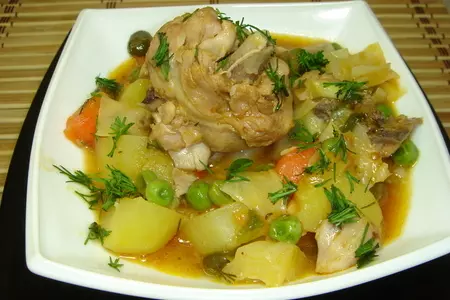 Овощное рагу с курицей: шаг 5