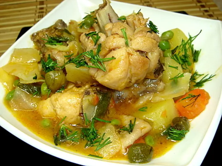 Овощное рагу с курицей: шаг 7