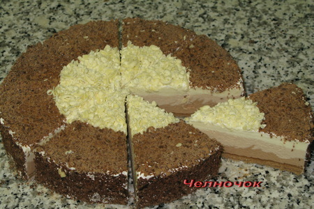 Торт сырно-шоколадный "3 в 1": шаг 5