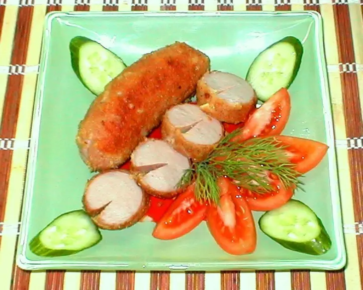 Сардельки  в  панировке: шаг 7