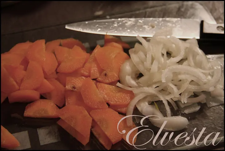 Томленые овощи с курицей - каждому по кусочку!: шаг 2
