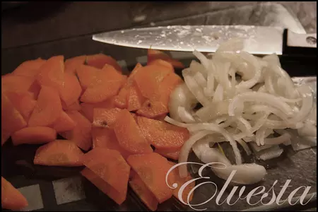 Томленые овощи с курицей - каждому по кусочку!: шаг 2