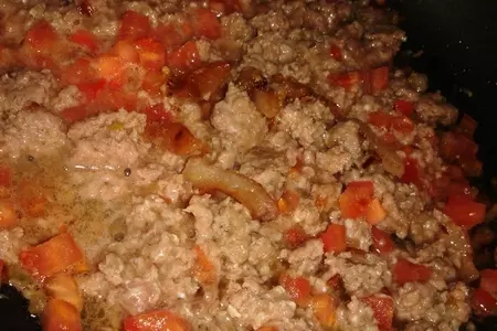 Пенне с мясным соусом и яйцом "пашот": шаг 3