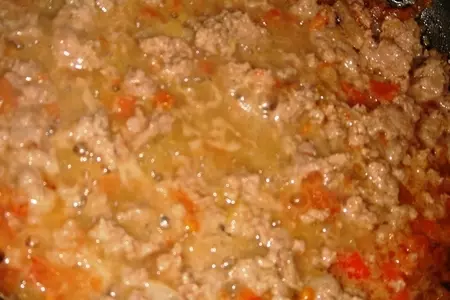 Пенне с мясным соусом и яйцом "пашот": шаг 4