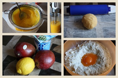Тарт "манго с меренгой": шаг 1