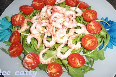 Салат из руколы с креветками: шаг 4