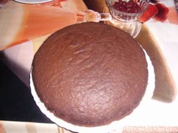 Шоколадно-вишневый торт: шаг 6