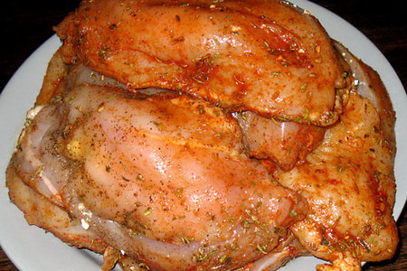 Кармашки из куриной грудки с сыром фета и базиликом: шаг 3