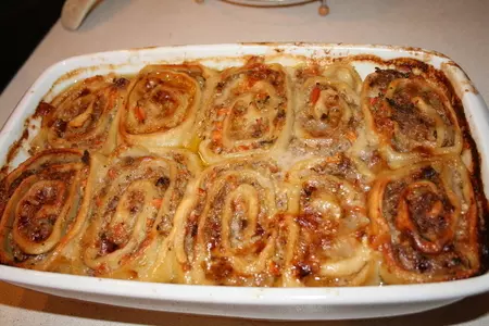 Рулет с мясом: шаг 1