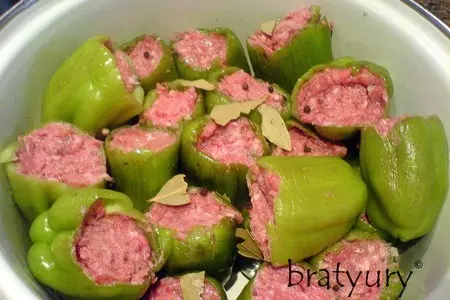 Перцы, фаршированные молотым мясом: шаг 4