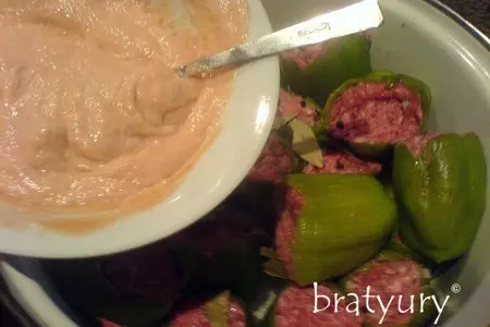 Перцы, фаршированные молотым мясом: шаг 6
