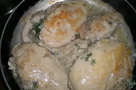 Кармашки из куриной грудки с брынзой и зеленью: шаг 2