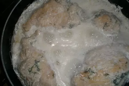 Кармашки из куриной грудки с брынзой и зеленью: шаг 3