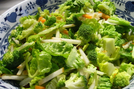 Салат легкий, витаминный „похрустим“: шаг 3