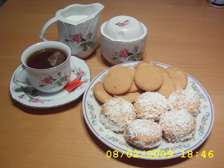 Пирожные "снежки": шаг 3