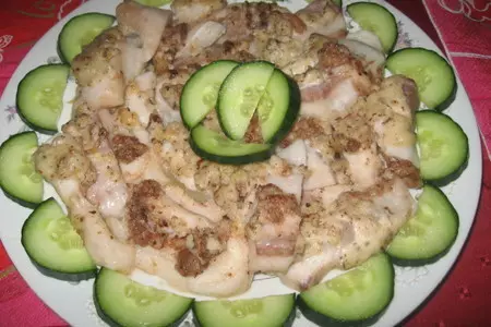 Морской язык в кляре из грецких орешков: шаг 2
