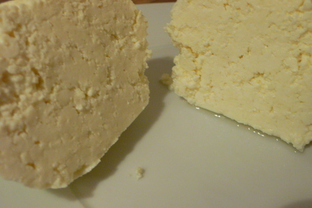 Сыр "moцарелла" (для салата): шаг 2