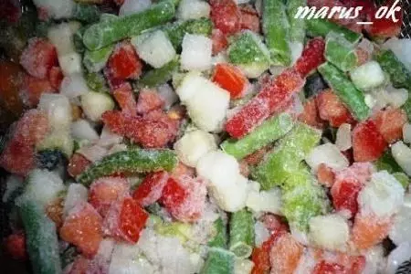 Cannelloni ripieni с сыром и овощным миксом (технология): шаг 2