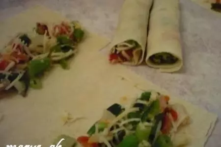 Cannelloni ripieni с сыром и овощным миксом (технология): шаг 4