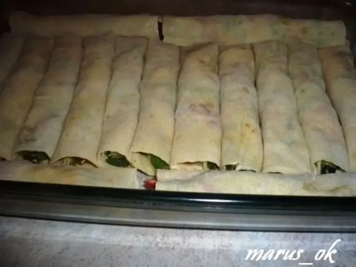 Cannelloni ripieni с сыром и овощным миксом (технология): шаг 5