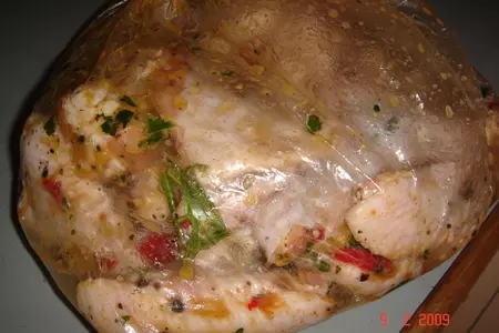 Маринованные куриные куски запечёные с картошкой: шаг 3