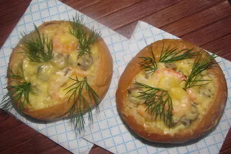 Булочки с креветками: шаг 1