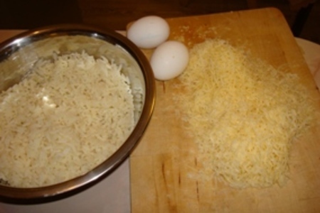 Рулет рисово-сырный: шаг 1