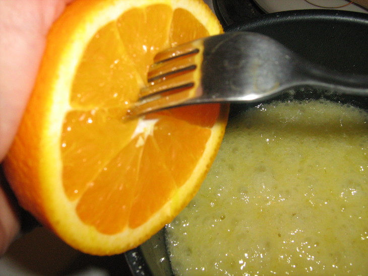 Апельсиновые блины с апельсиновым же соусом: шаг 3