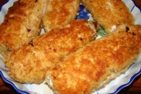 Куриные рулетики с печенкой: шаг 7