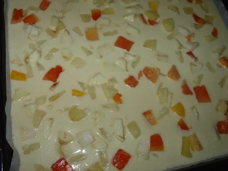 Фруктовый пирог – быстрый, бюджетный и вкусный.: шаг 2